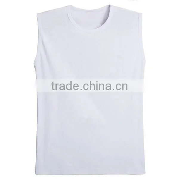 Custom Plain Dri-fit sleeveless t shirt for trainning T13351