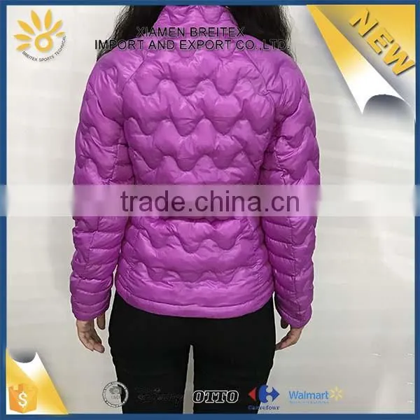 High quality OEM hot sale outdoor repellent warm women padded jacket