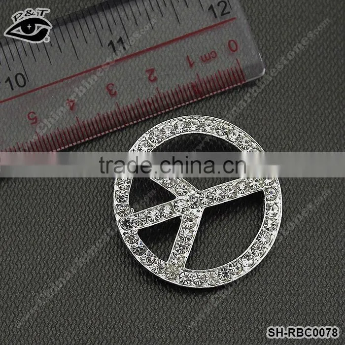Rhinestone brooches cheap brooch for wedding invitation