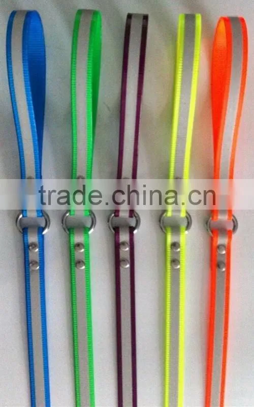 waterproof nylon safety reflective dog collar for walking
