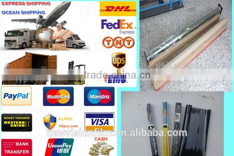 scratch resistance car window safety film for glass with free sample