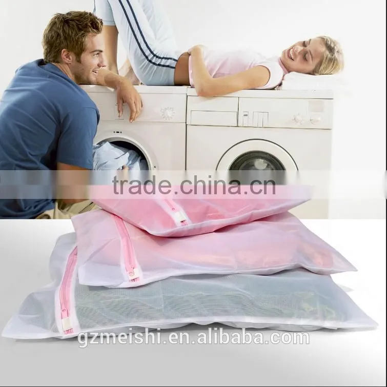 cheap polyester embroidery laundry mesh polyester washing bag laundry bad