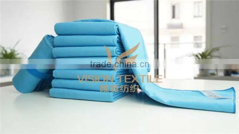 MICROFIBER TRAVEL TOWEL WITH ELASTIC BAND
