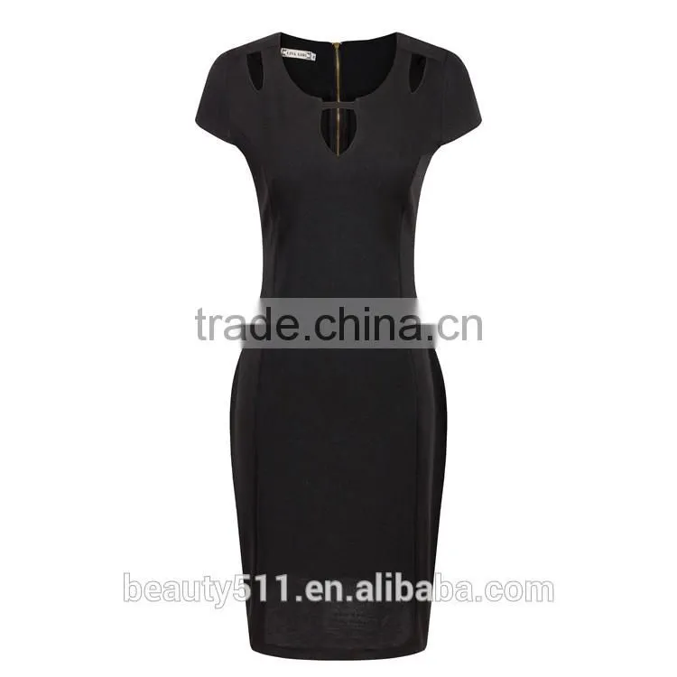 2017 Ladies Office Dress Work Wear V Neck Women Summer Dress Pencil Dress SD17