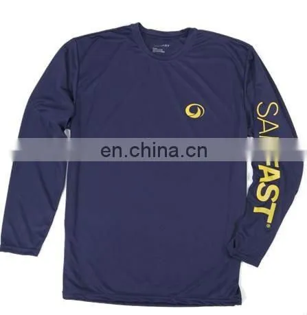 100% black men's long sleeve o-neck cotton shirt