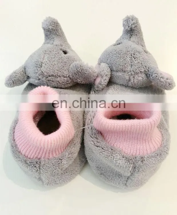home use baby shoes soft elephant animal child slippers