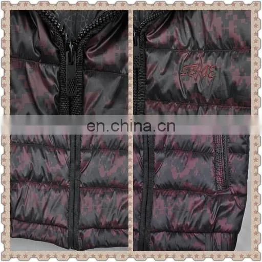 2015 lastest fashion thick handsome warm men camouflage coat