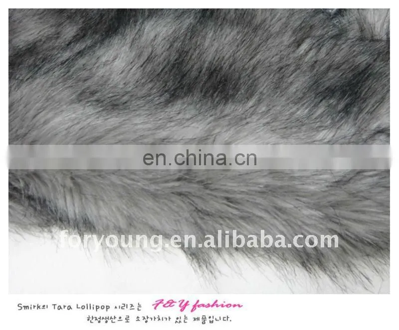 long fox fur vest