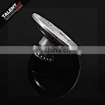 Zinc buttons for jeans clothing
