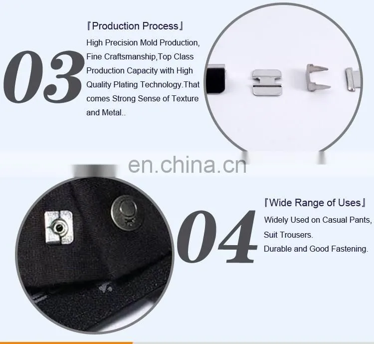 Trousers Hook and Bar in four parts BM10058