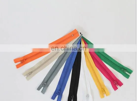Mix Color Nylon Coil Zippers Tailor Sewing Tools Garment Accessories 9 Inch