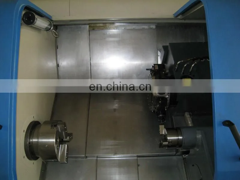 CNC550A high precision twin spindle cnc lathe milling center