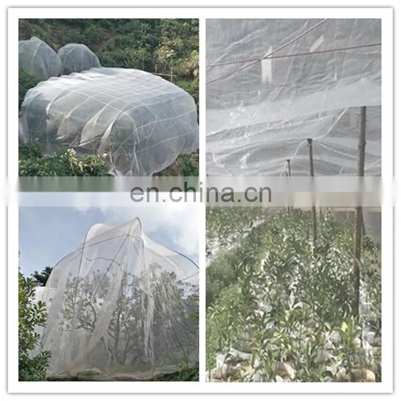 China factory wholesale plastic anti hail and insect net mesh plant covers for greenhouse
