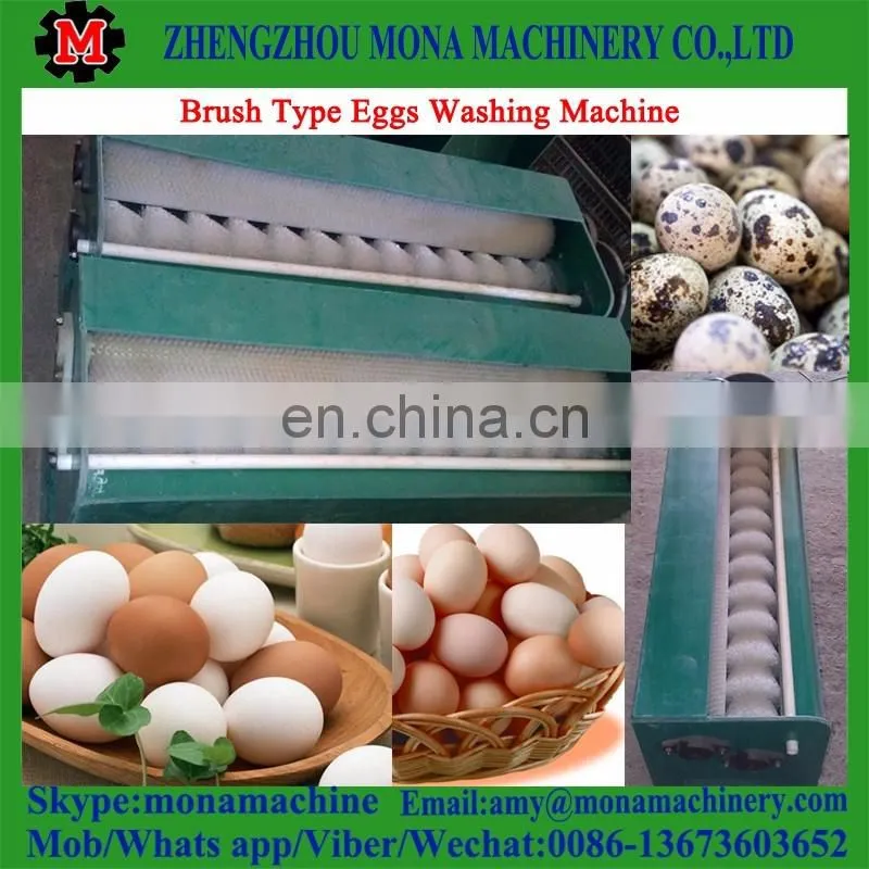 Successed technical reliable quality machine automatic brush type egg washing machine for sale