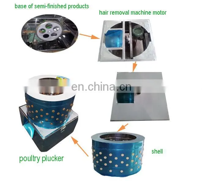 Broiler chicken machine / plucking quails / bird cleaning machine small bird