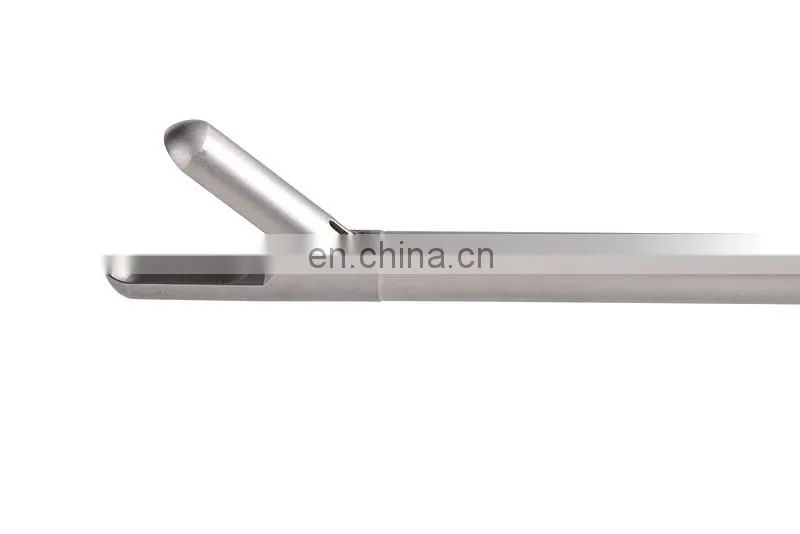 Reusable laparscopic curved needle holder left handle needle holder