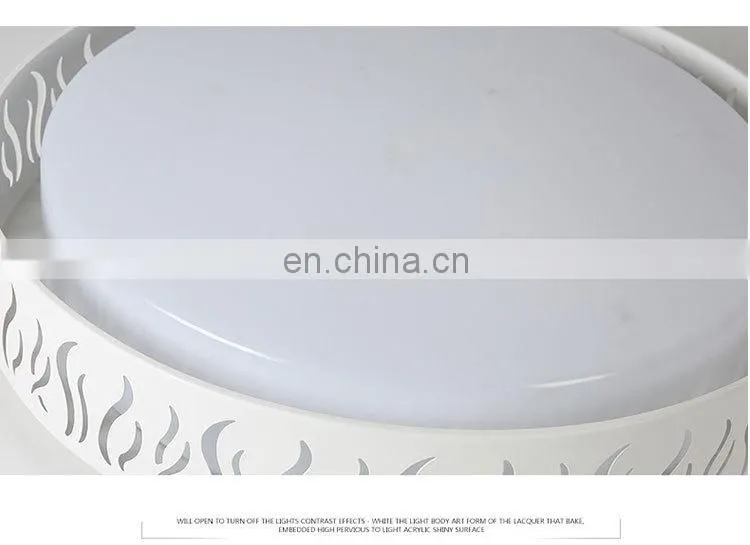 Modern LED Ceiling Light Round Bedroom Simple Living Restaurant Lighting