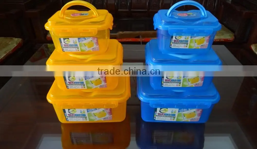 Super lock plastic storage box, storage container, storage bin with handles