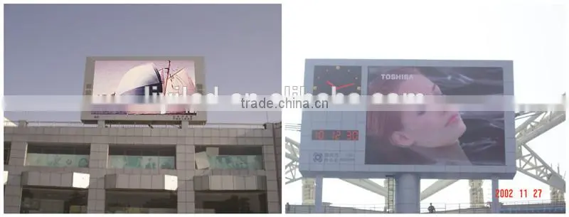 IP65 CE & RoHS proved full color P10 outdoor screen led advertising display/video displays from liyi
