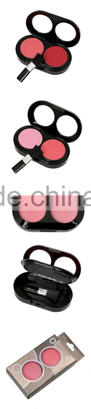Wholesale makeup 2 colors blusher makeup palette