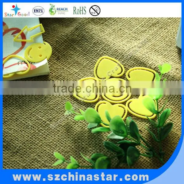 Colorful simple and elegant plastic bookmark