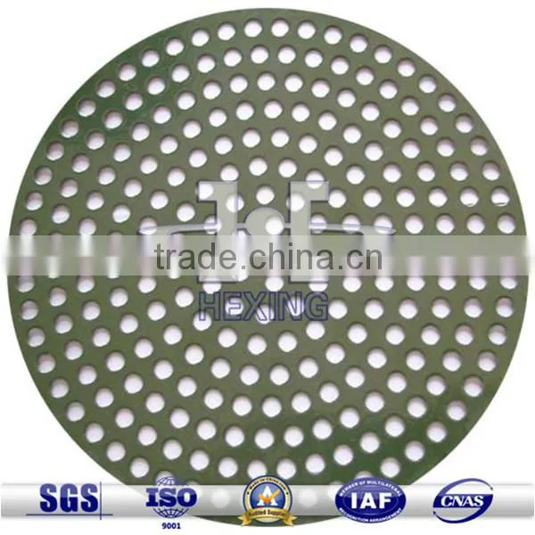 Low Carbon Steel Perforated Metal Plate Round Hole
