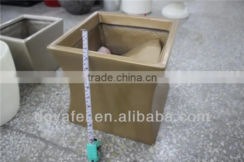 artificial fiberglass flower pots stand designs