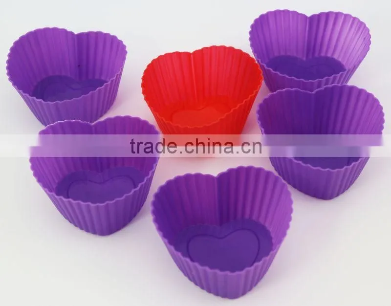 Heart Shaped small cupcake liners