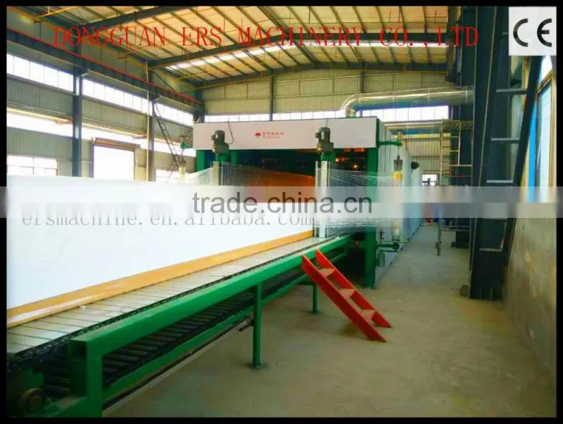 Horizontal continuous mattress polyurethane foaming machine