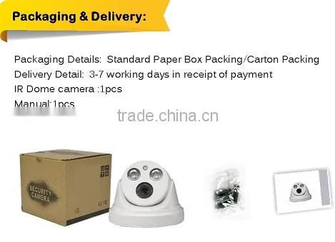 1080P TVI Camera PC Polished fixed lens 2.0MP OSD Controller CCTV Camera COMS TVI Color IR Dome CCTV Camera