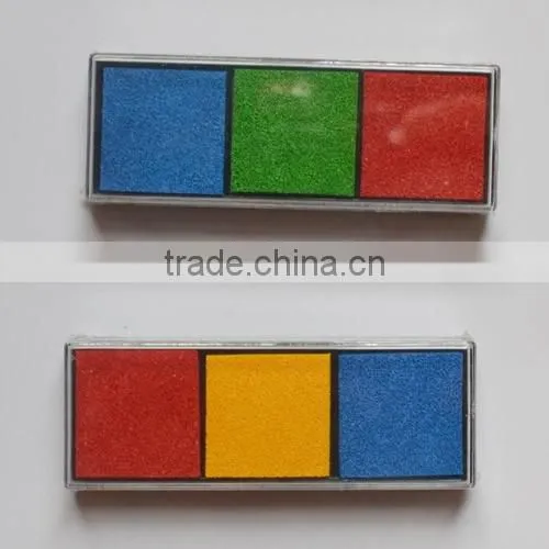 Beautiful toy stamp pad for wholesale and retail/Custom bright color refill ink craft stamp pad