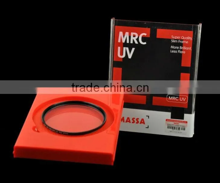 Massa super slim lens filter HMC 58mm scratch resistant uv filter for camera lens