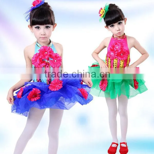 New design In-stock children princess modern dance costume girls dance costumes ballet princess dance costume