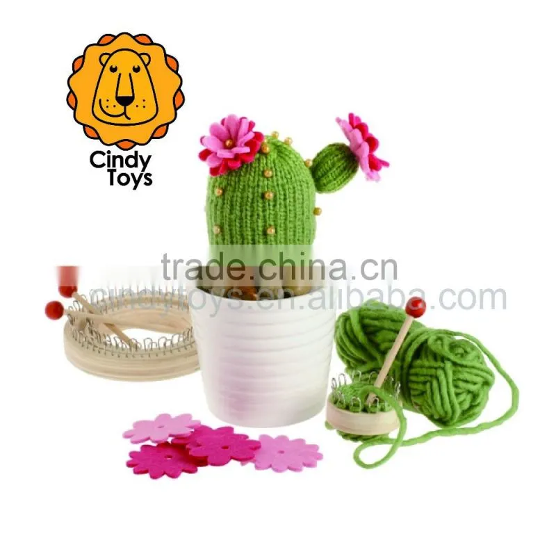 Wooden Craft Circular Knitting Looms 3 pcs for Kids