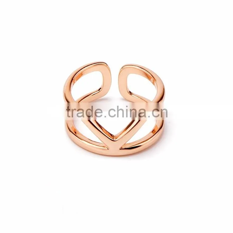 Popular Shiny Funky Punk Latest Wedding Open Wrap Knuckle Ring Designs