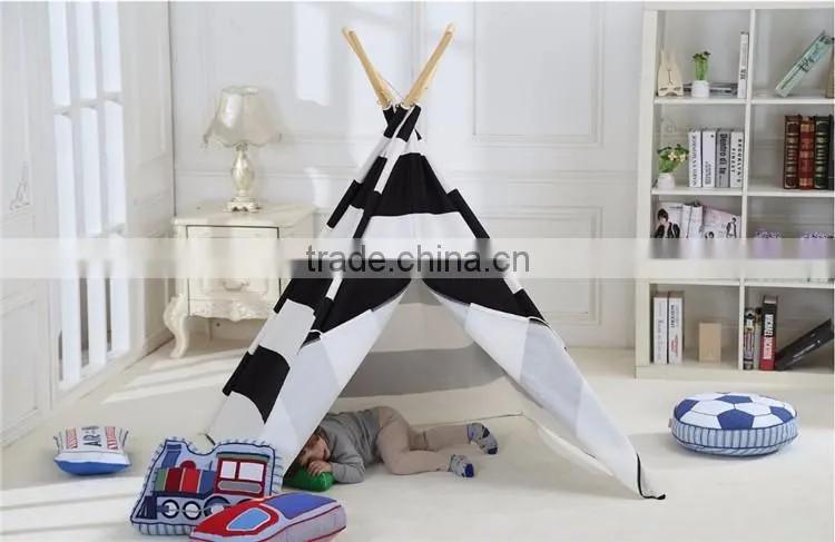 Kids Play Tent House Teepee Indian Indoor Outdoor Teepee Kids Custom Camping Frame Tent