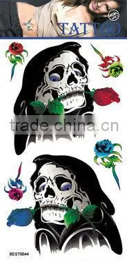 mild color flower pattern wall sticker decal