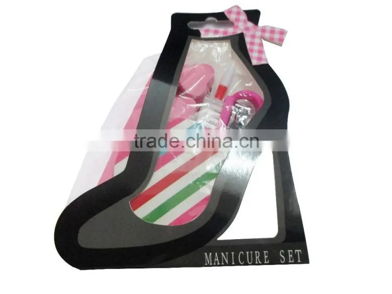 FS1094 Fashion disposable manicure pedicure kit with 5 pcs