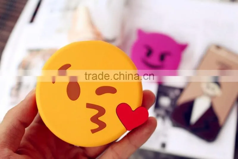 (Hot) Emoji leaf power bank/Cartoon leaf power charger/Cartoon mobile power