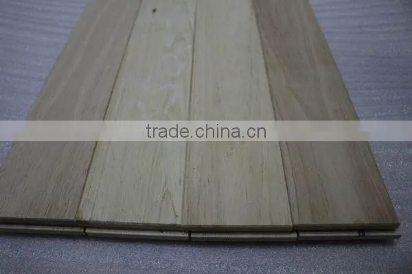 18-22mm thickness unfinished rubberwood solid hardwood floors