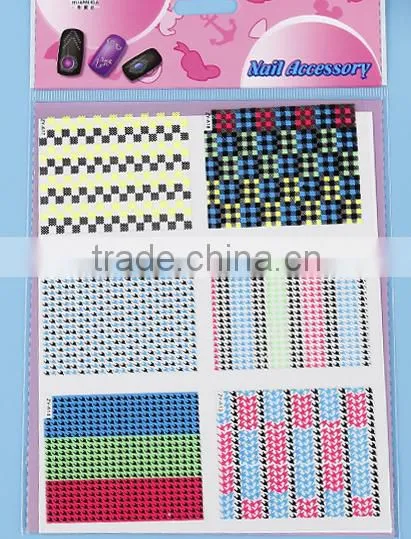 3 d cartoon fancy nail sticker