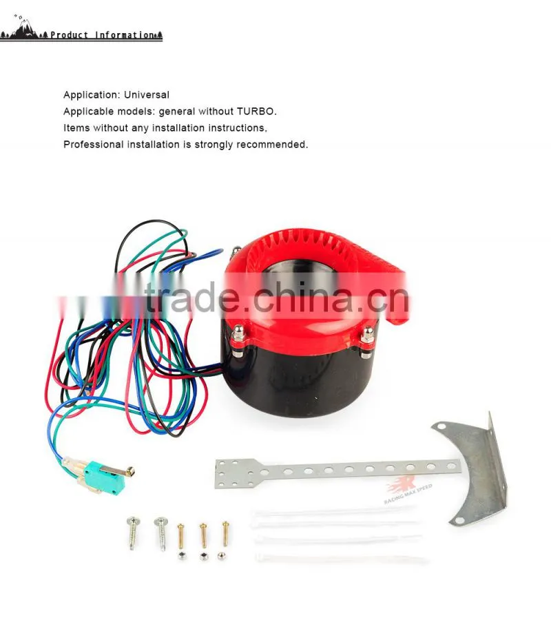 Electric SuperCharger Fake Blow off Valve sound RED BLACK fsb-01