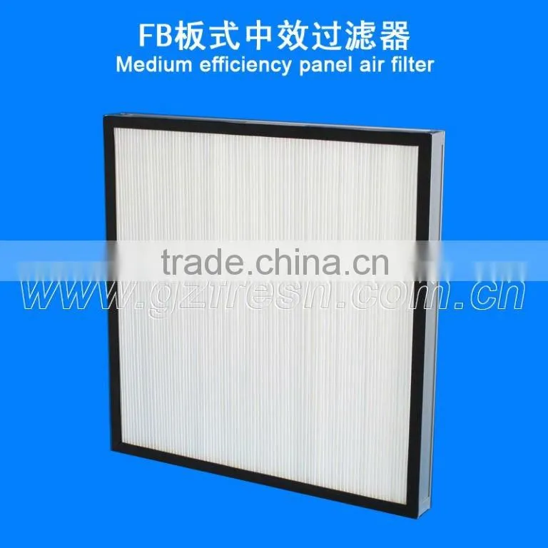 FRS-FB medium efficiency panel air filter for ventilation system
