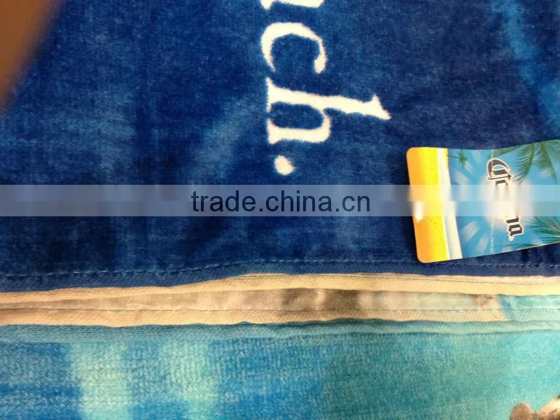 Promotional Custom Microfiber Sublimation Beach Towel