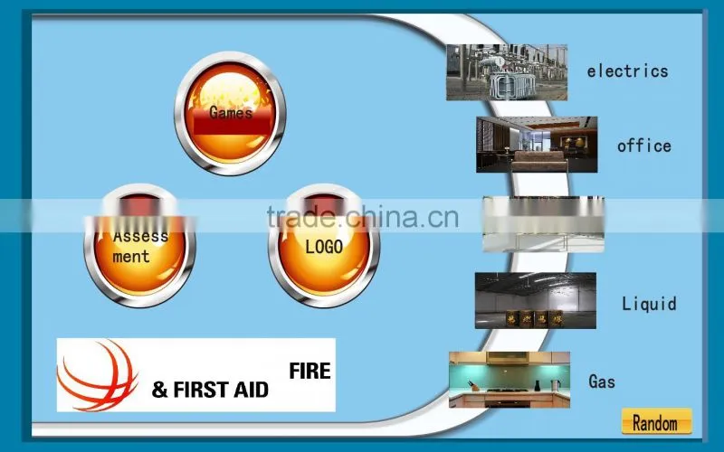 fire fighting simulator for training