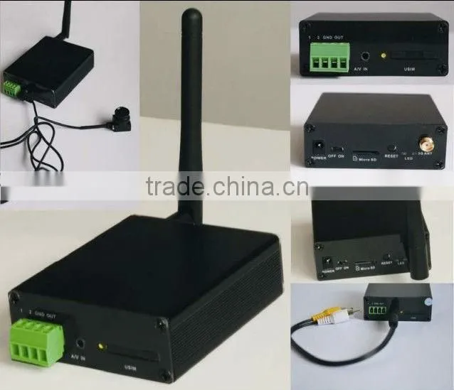 Real-time video suveillance hidden 3G button camera