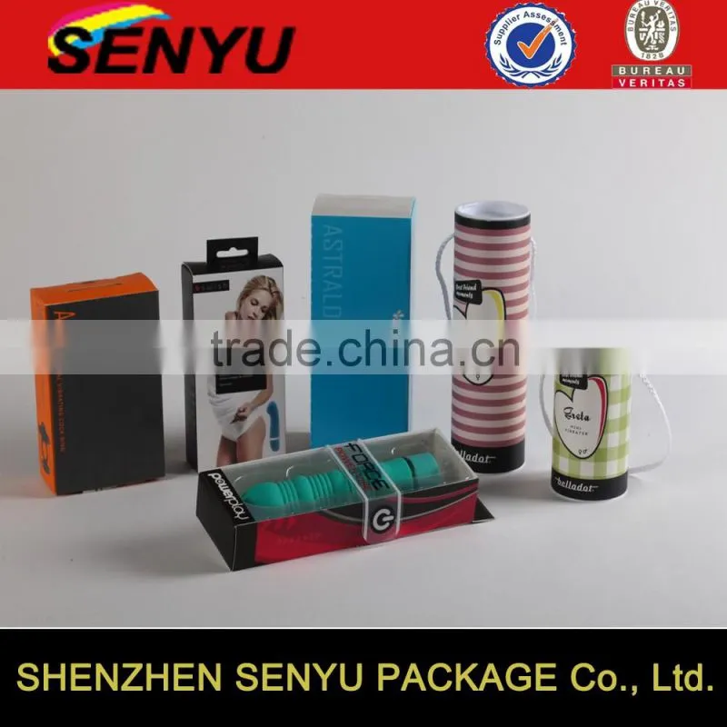 custom laptop packaging design, clear PVC window paper box packaging