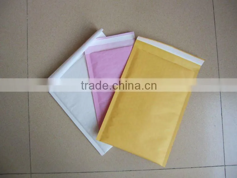 colored craft bubble envelope for shipping