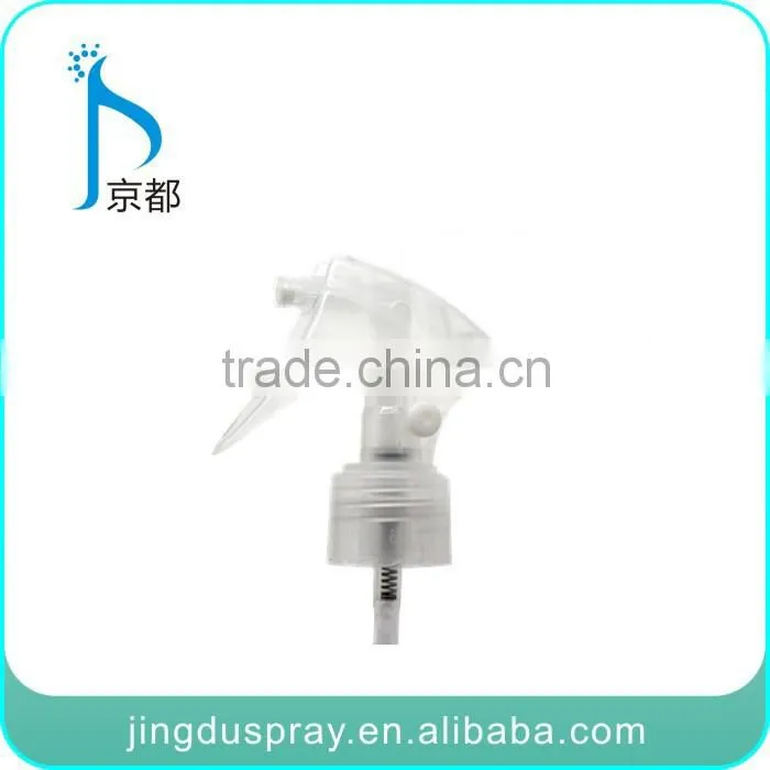 yuyao plastic Transparent deep green mini trigger sprayer JD-202A