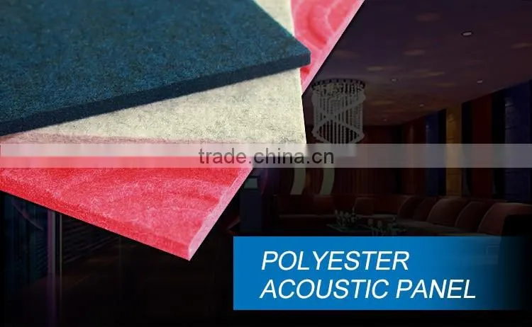 ECO high quality polyester fabric acoustic panel